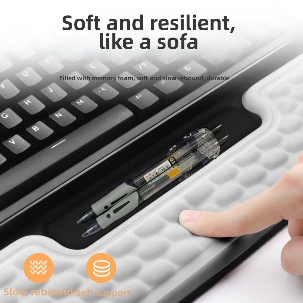 Keyboard Wrist Pad Leather - Computer Integrated Keyboard Stand Soft Tilted