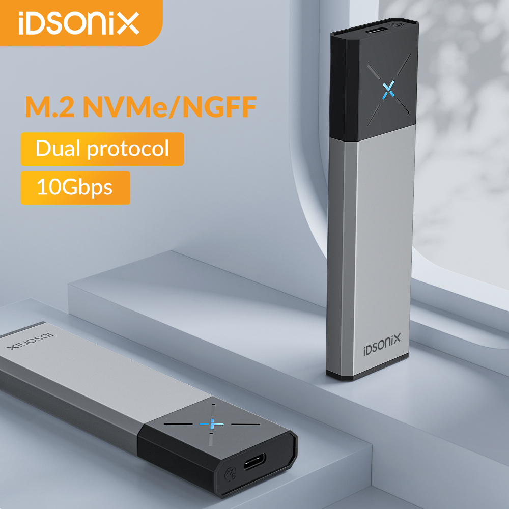 Portable Ssd Enclosure - IDsonix SSD Case M.2 NVMe SATA