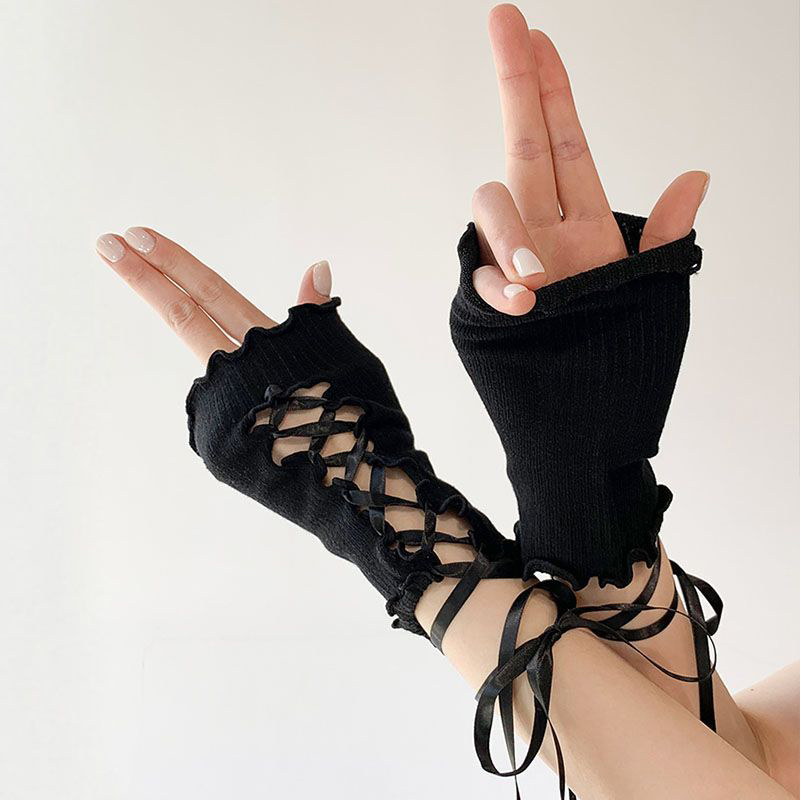 Y2K Tech Accessories - 1Pair Y2K Lolita Style Gloves Sweet