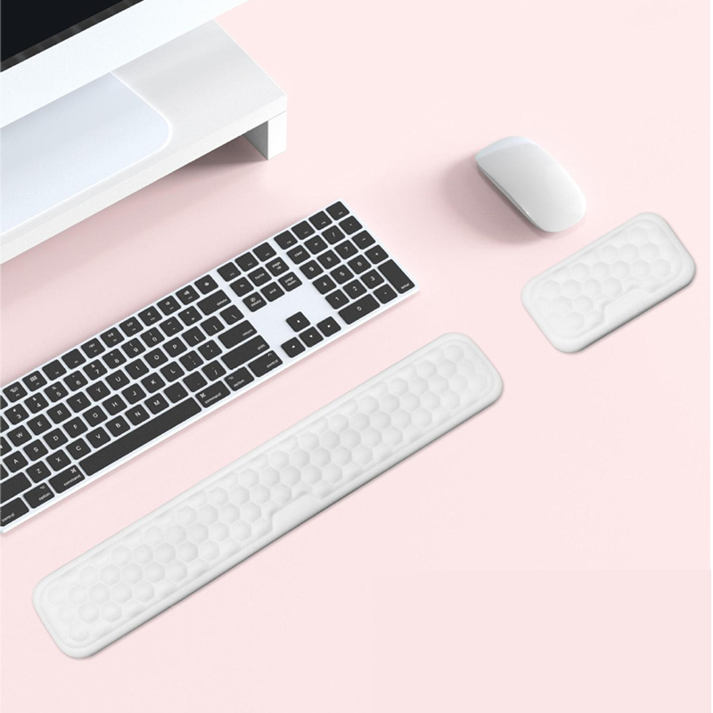 Wrist Rest for Keyboard and Mo - Keyboard Wrist Pad Leather ulasan dan harga