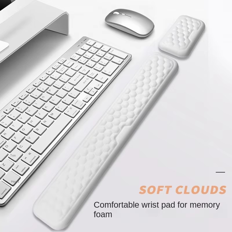 Wrist Rest for Keyboard and Mo - Keyboard Wrist Pad Leather ulasan dan harga