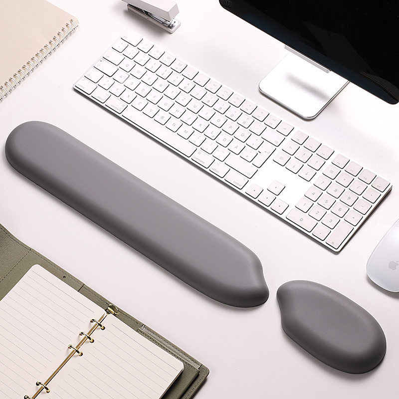 Rice Silicone Wrist Mouse Pad  - Keyboard Wrist Pad Leather ulasan dan harga