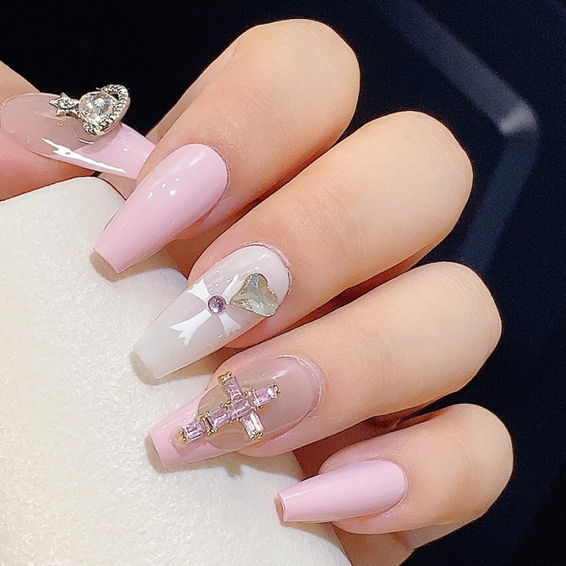 10pcs/lot 3d Nail Charms Class - Trending Tech Accessories ulasan dan harga