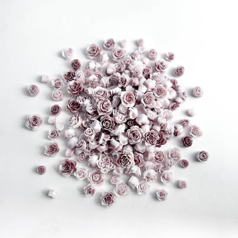 30PCS 4-11mm 3D Acrylic Rose N - Trending Tech Accessories ulasan dan harga