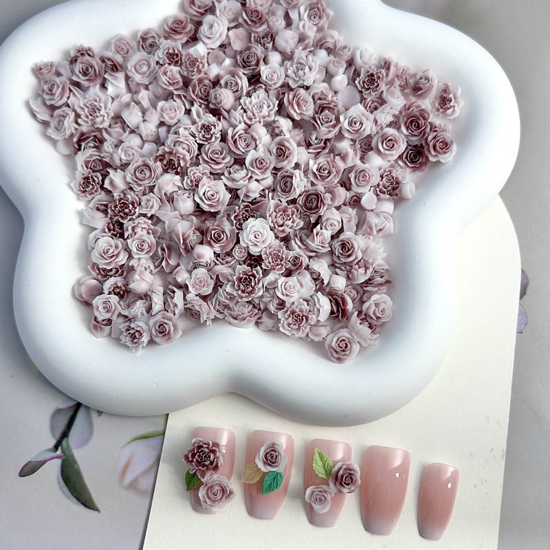 30PCS 4-11mm 3D Acrylic Rose N - Trending Tech Accessories ulasan dan harga