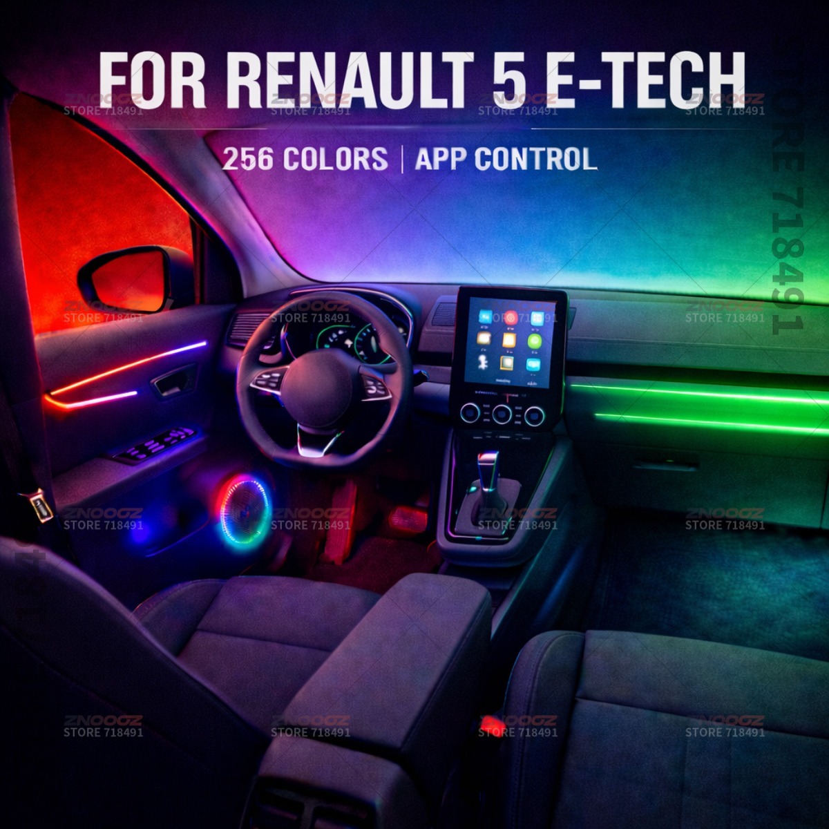 22in1 RGB Car Interior Acrylic - Tech Lighting Accessories ulasan dan harga