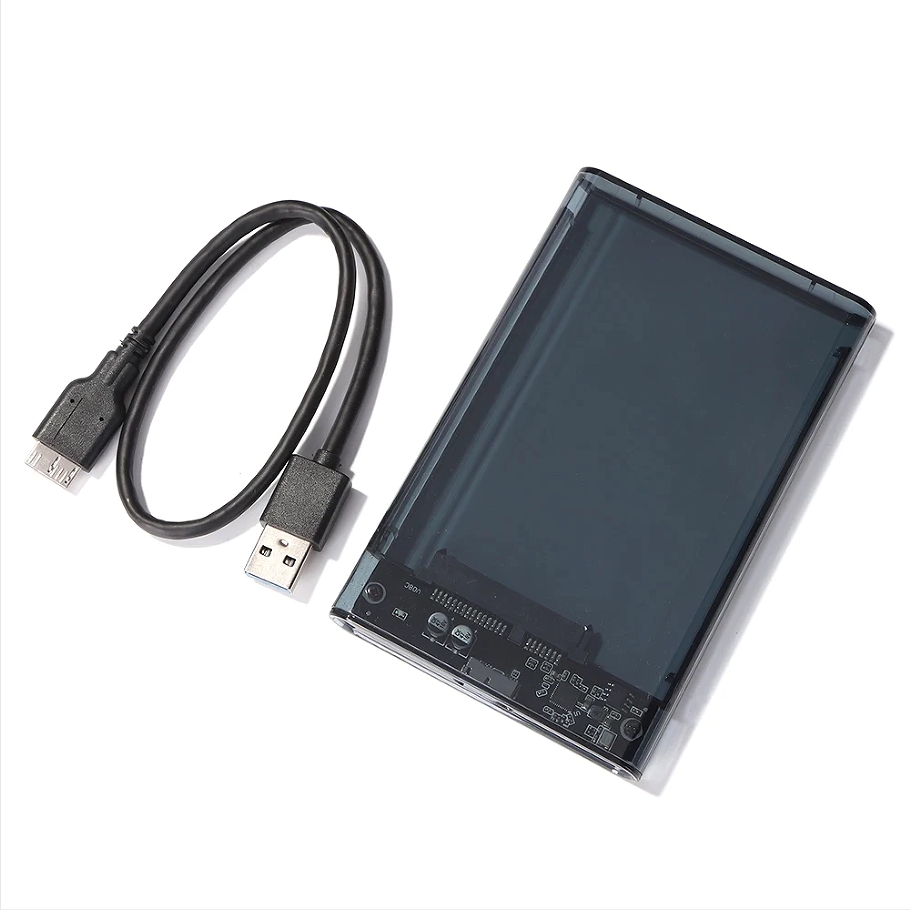 Transparent HDD Case HDD Enclo - Portable Ssd Enclosure ulasan dan harga