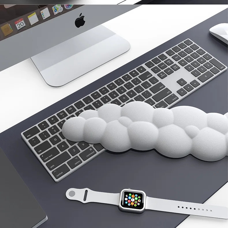 Mouse pad with wrist rest keyb - Keyboard Wrist Pad Leather ulasan dan harga