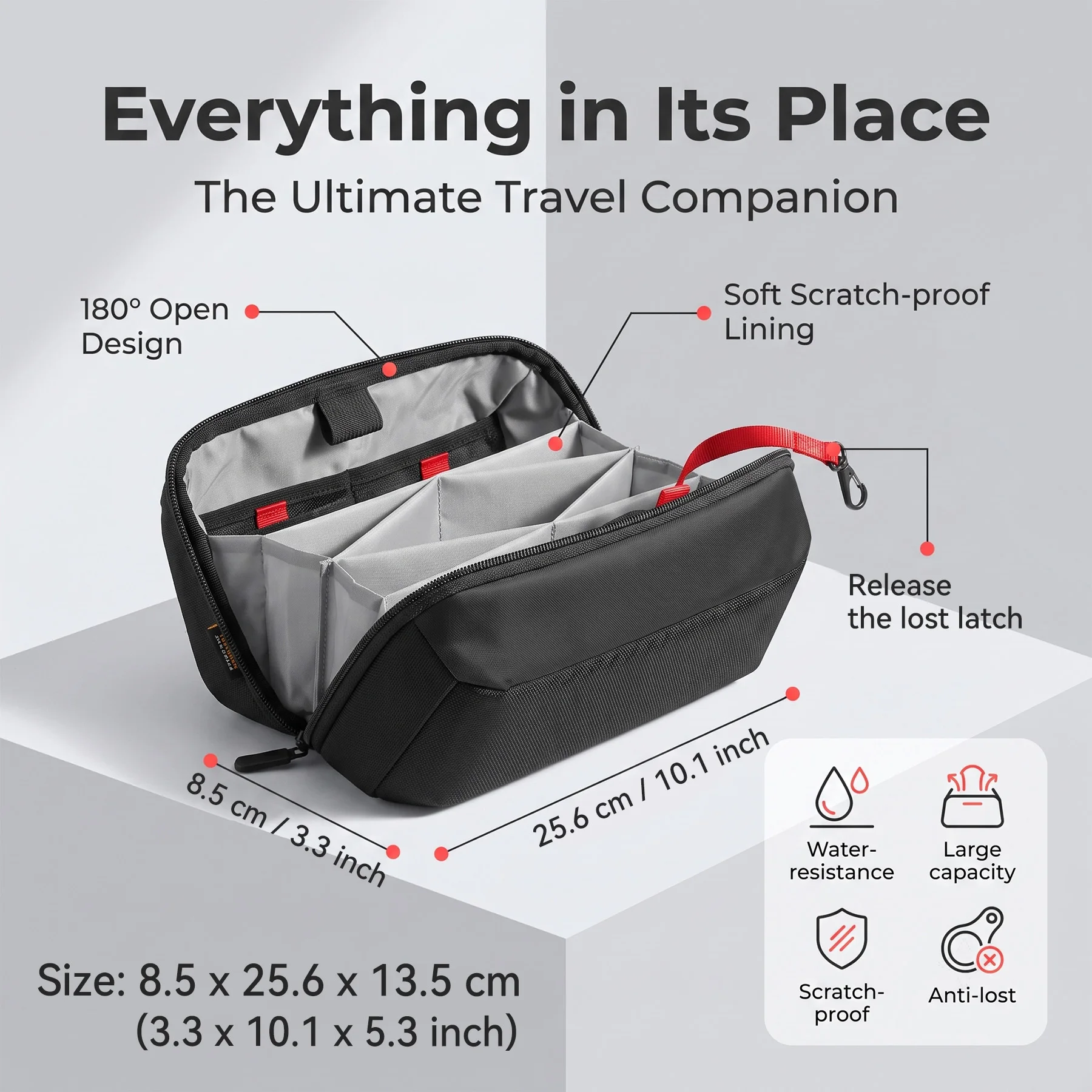 Travel Tech Organizer Pouch, W - Tech Accessories Store ulasan dan harga