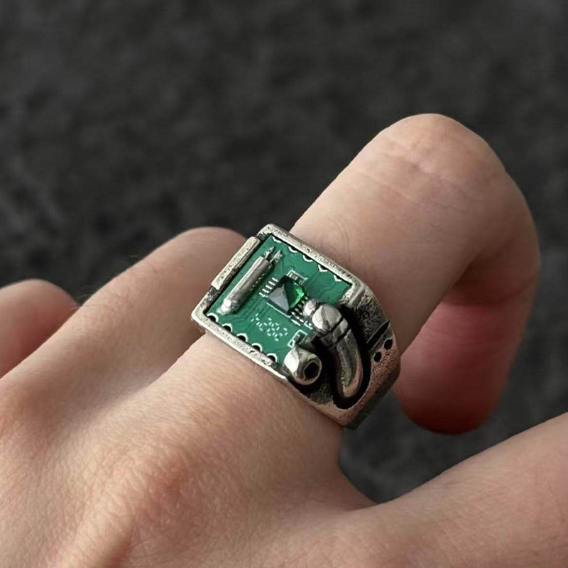 Retro Tech PCB Ring Jewelry Ac - Tech Accessories Industry ulasan dan harga