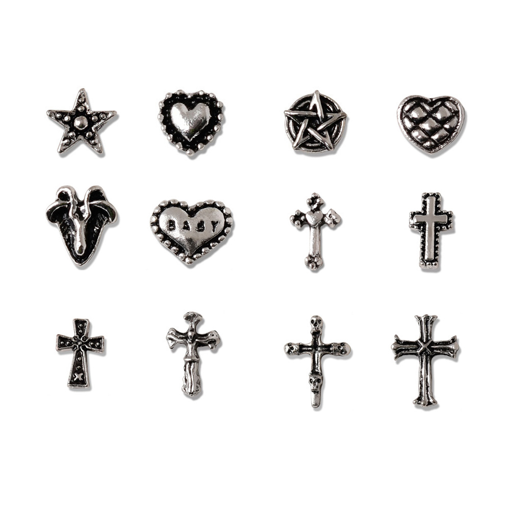 50pcs Mini Alloy Cross Nail Ar - Trending Tech Accessories ulasan dan harga