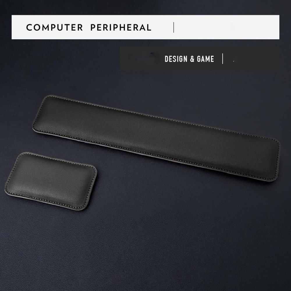 Durable Portable Leather Mouse - Keyboard Wrist Pad Leather ulasan dan harga