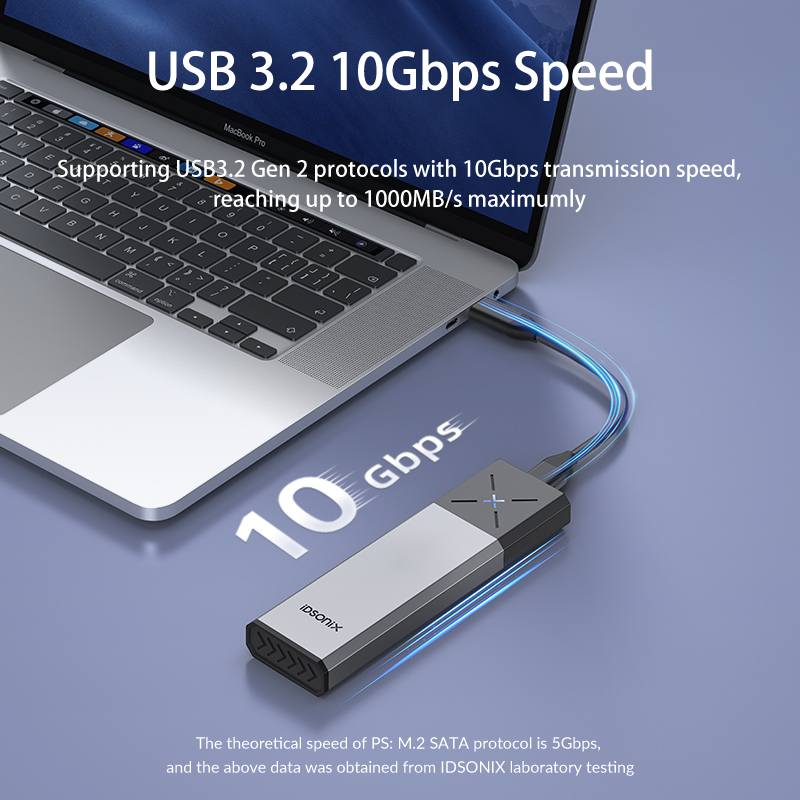 IDsonix SSD Case M.2 NVMe SATA - Portable Ssd Enclosure ulasan dan harga
