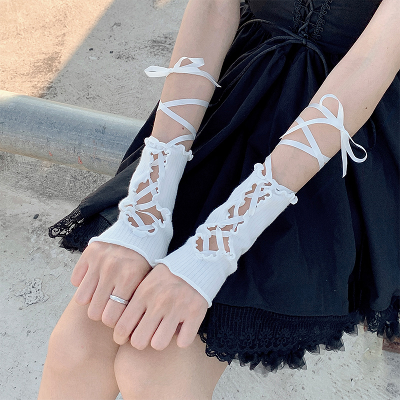1Pair Y2K Lolita Style Gloves  - Y2K Tech Accessories ulasan dan harga