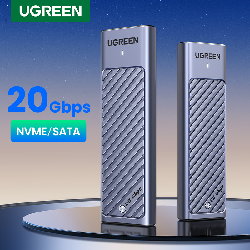 UGREEN M.2 NVMe/SATA SSD Enclo - Portable Ssd Enclosure ulasan dan harga