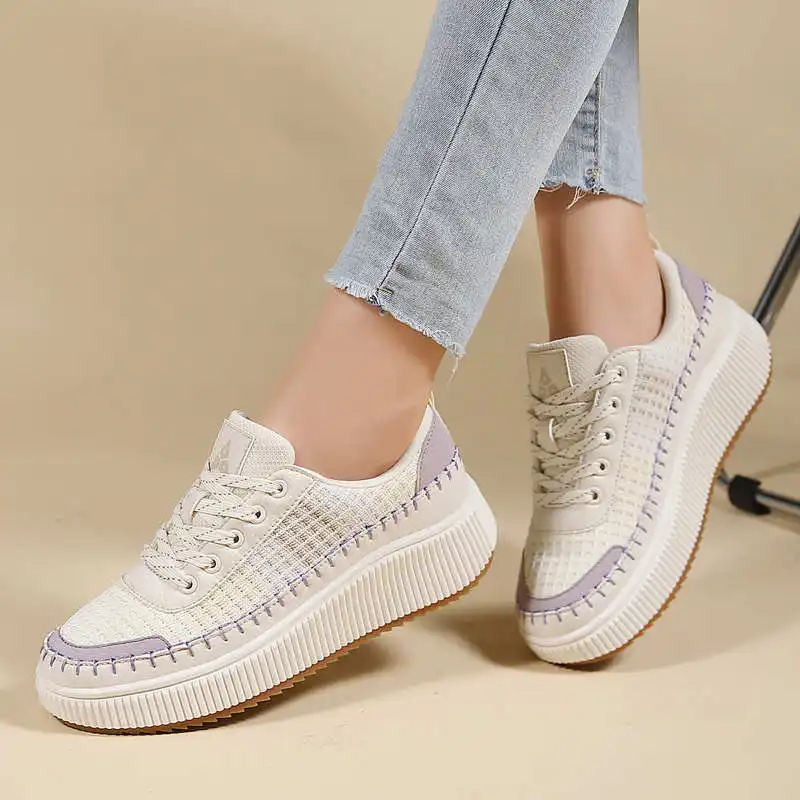 Brown Shoes Woman Flats Autumn - Tech Accessories Sale ulasan dan harga