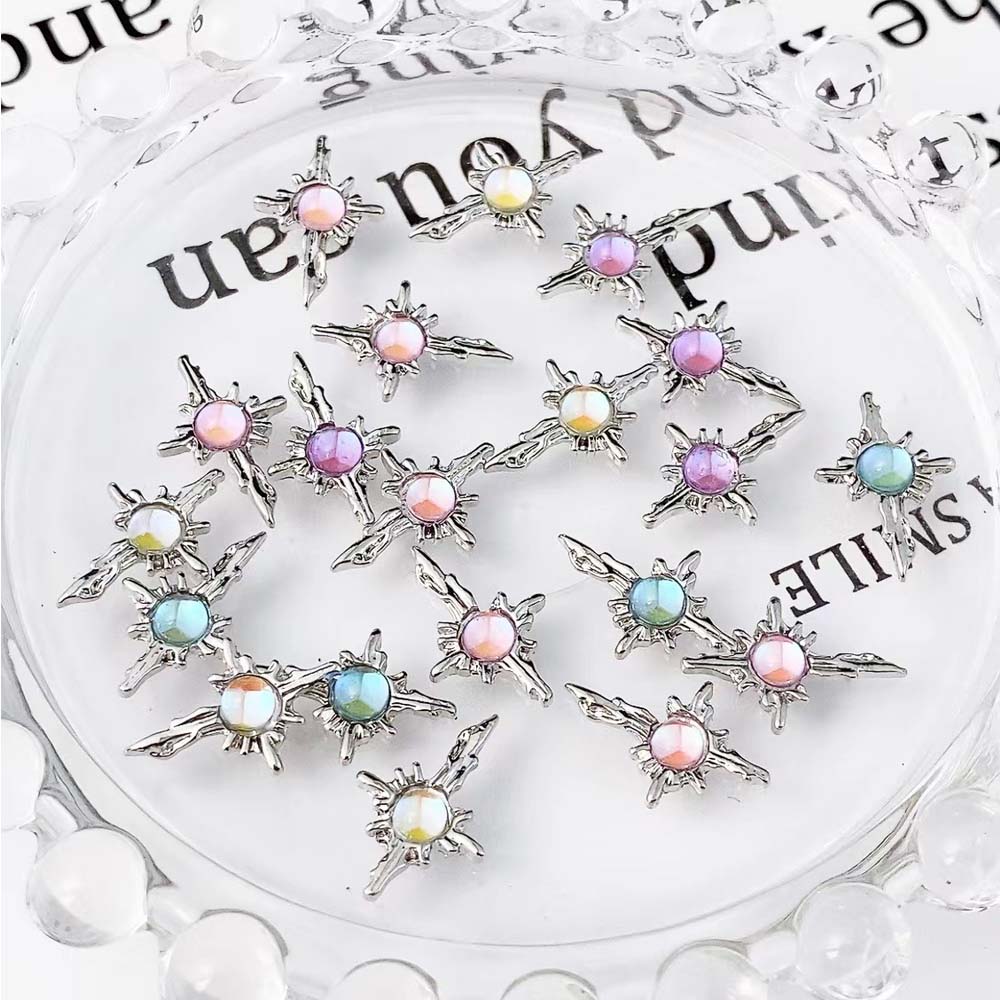 10Pcs Aurora Cross Star Nail A - Trending Tech Accessories ulasan dan harga