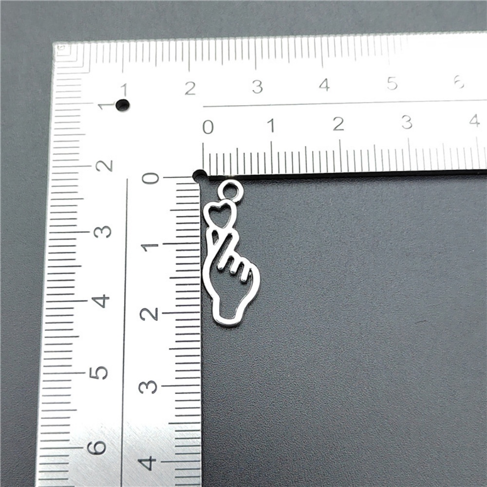 10-100pcs Finger Heart Diy Jew - Y2K Tech Accessories ulasan dan harga