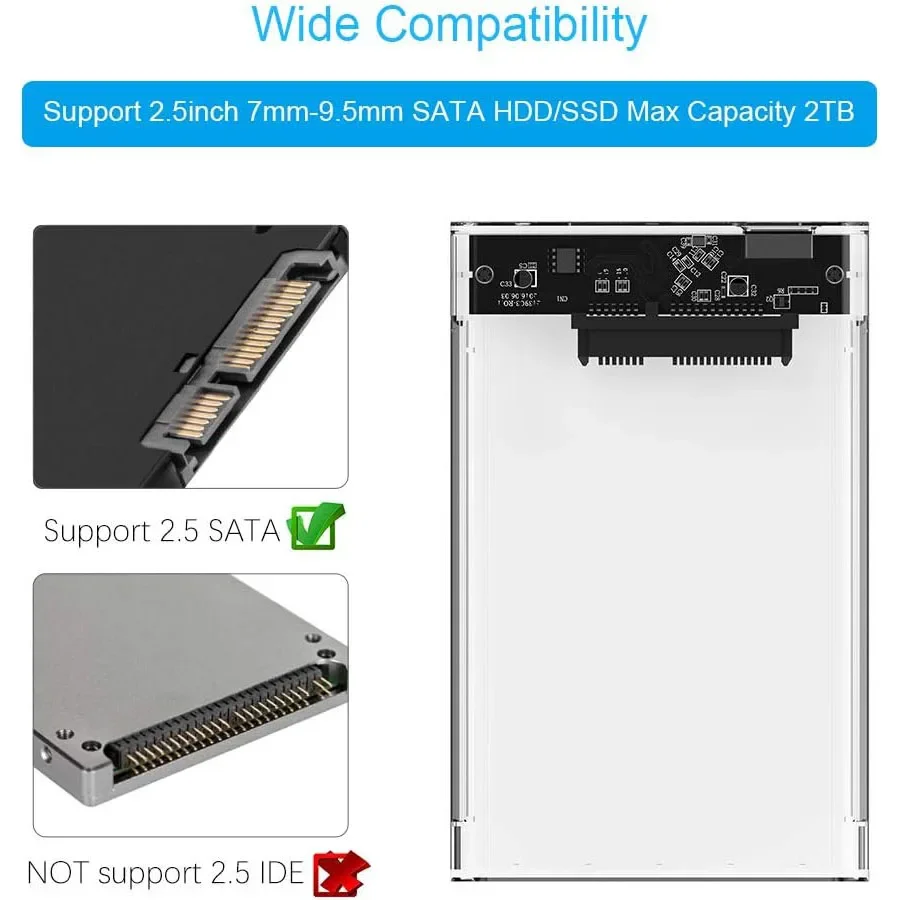 USB 3.0 External Hard Drive En - Portable Ssd Enclosure ulasan dan harga