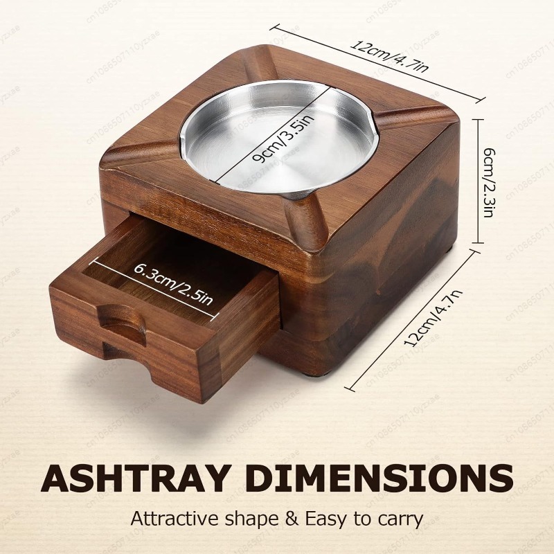 Wooden Cigar Ashtray with Phon - Tech Accessories For A Tablet ulasan dan harga
