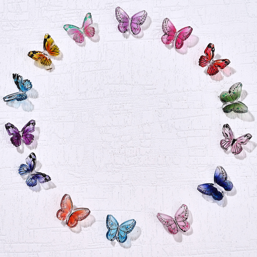 20/100Pcs Mix Colorful Butterf - Trending Tech Accessories ulasan dan harga