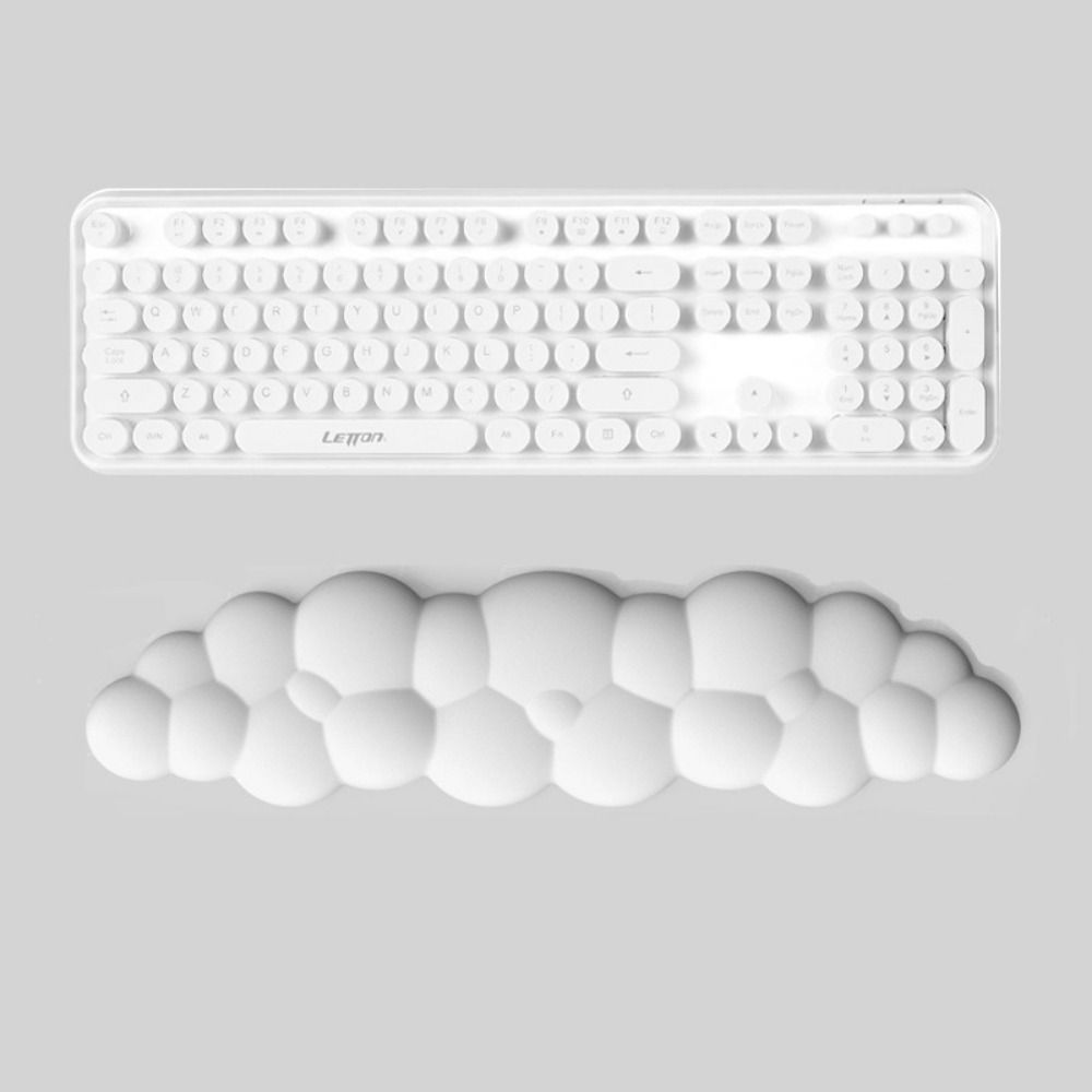 Soft Cloud Shaped Keyboard Wri - Keyboard Wrist Pad Leather ulasan dan harga