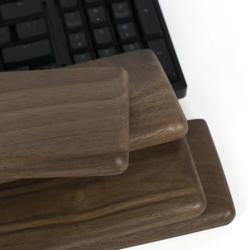 Black Walnut Palm Rest Custom  - Keyboard Wrist Pad Leather ulasan dan harga