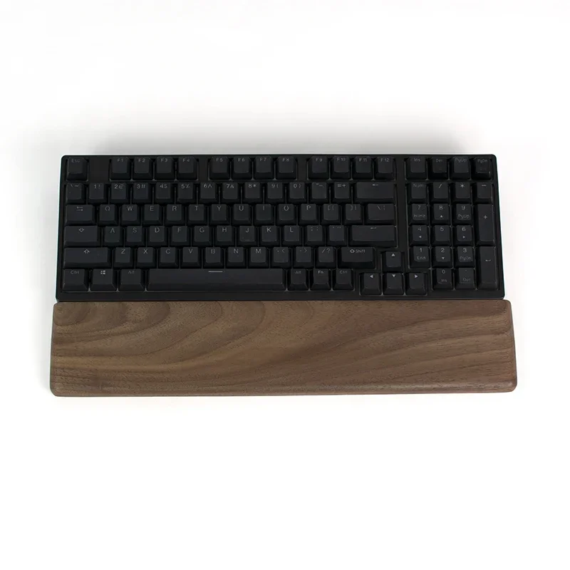 Black Walnut Palm Rest Custom  - Keyboard Wrist Pad Leather ulasan dan harga