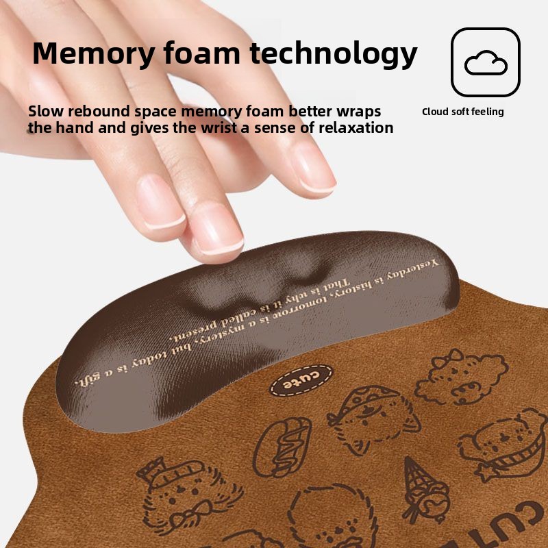 Cartoon Cute Mouse Pad Puppy W - Keyboard Wrist Pad Leather ulasan dan harga