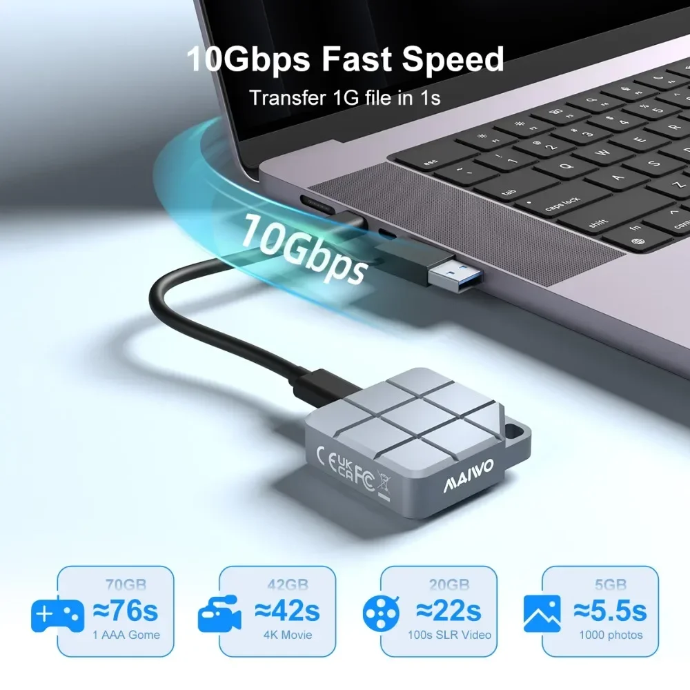 MAIWO M.2 2230 2242 NVMe SATA  - Portable Ssd Enclosure ulasan dan harga