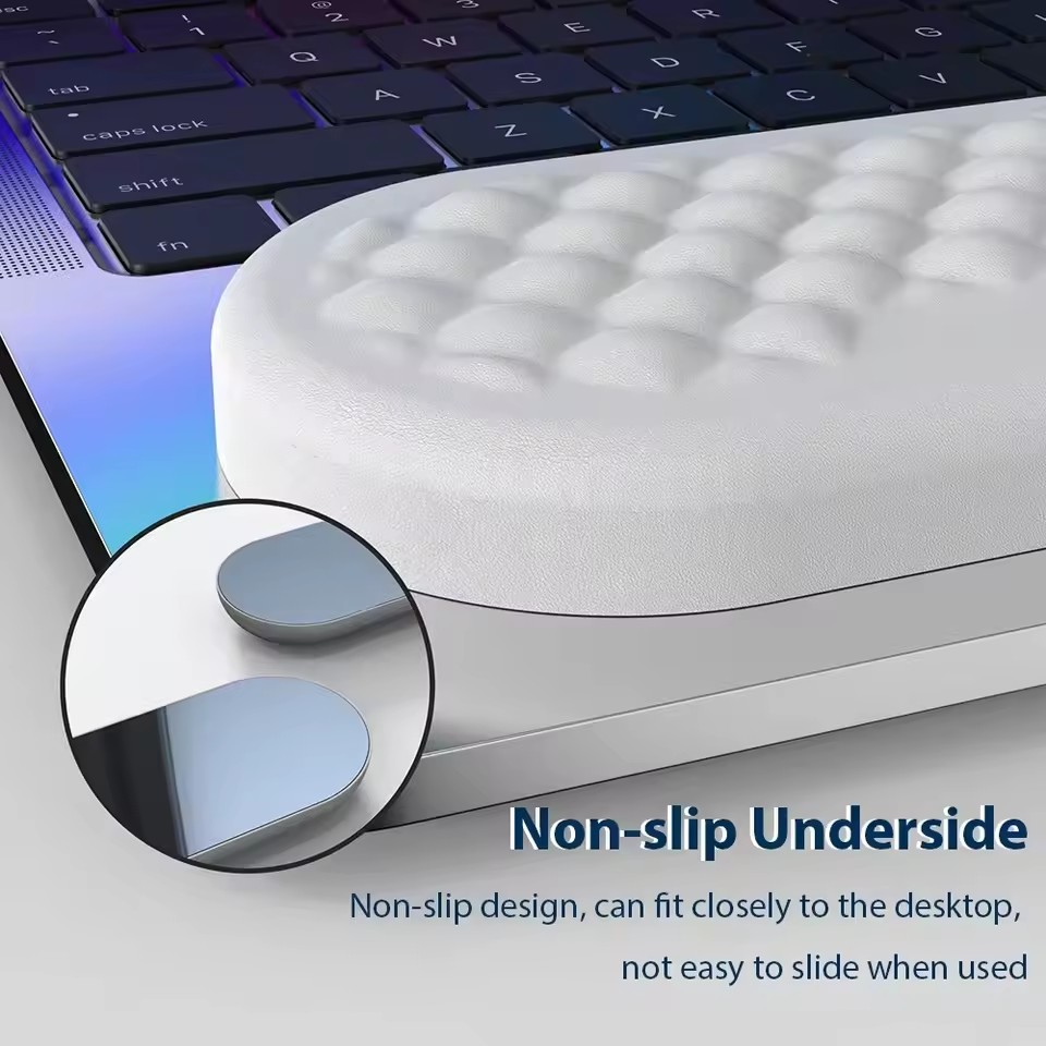 Wrist Support Mouse Pad With M - Keyboard Wrist Pad Leather ulasan dan harga
