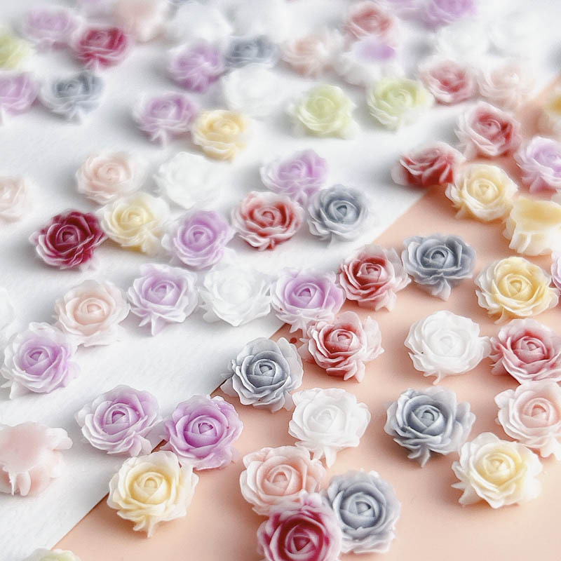 30PCS 8MM 3D Acrylic Rose Flow - Trending Tech Accessories ulasan dan harga