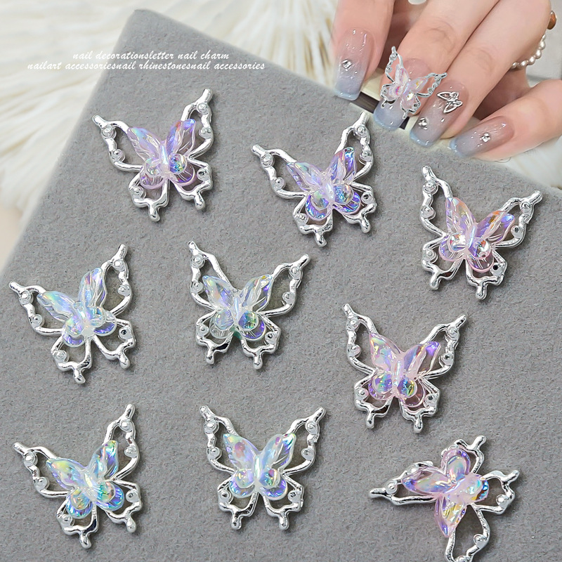 10PCS 3D Aurora Hollow Nail Ar - Trending Tech Accessories ulasan dan harga