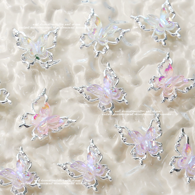10PCS 3D Aurora Hollow Nail Ar - Trending Tech Accessories ulasan dan harga