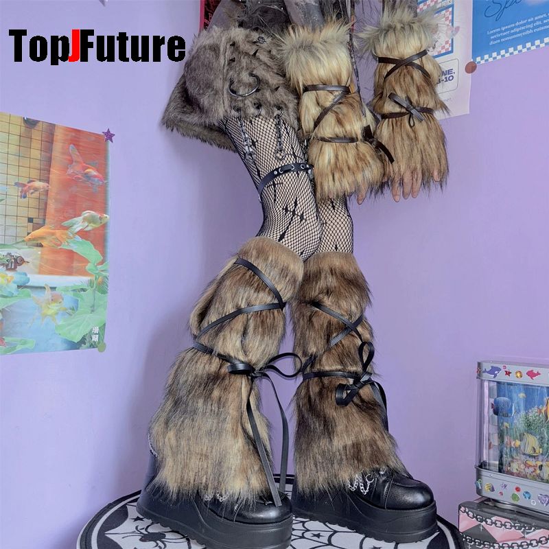 Y2K Hot Girl Subculture Faux F - Y2K Tech Accessories ulasan dan harga