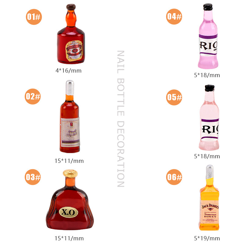 20*pcs New Wine Bottle Nail Ch - Trending Tech Accessories ulasan dan harga