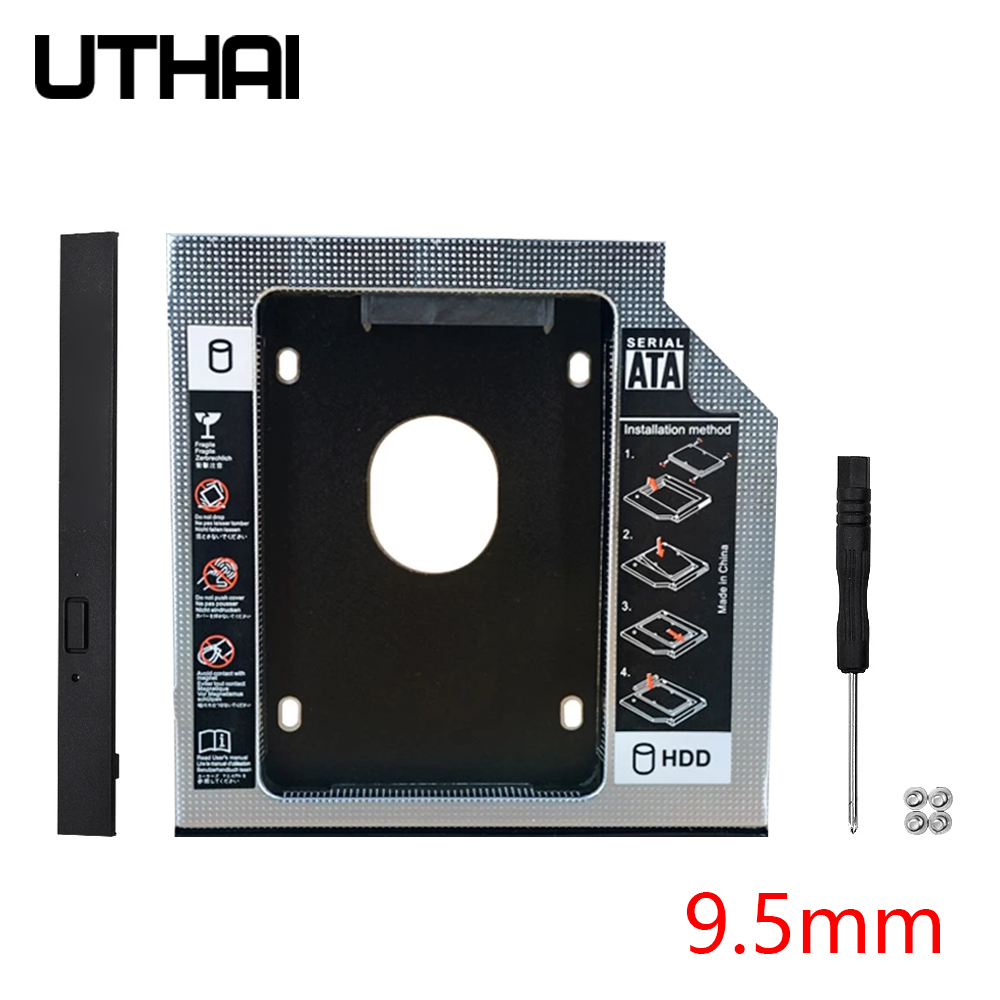 UTHAI DW95S HDD Caddy 9.5mm Al - Portable Ssd Enclosure ulasan dan harga