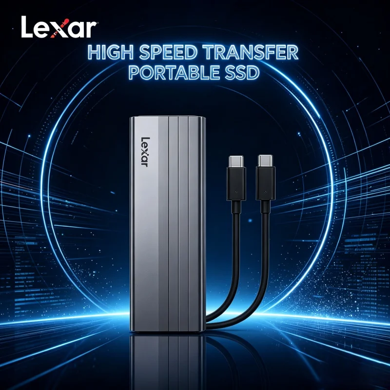 10Gbps High Speed Lexar E300 M - Portable Ssd Enclosure ulasan dan harga