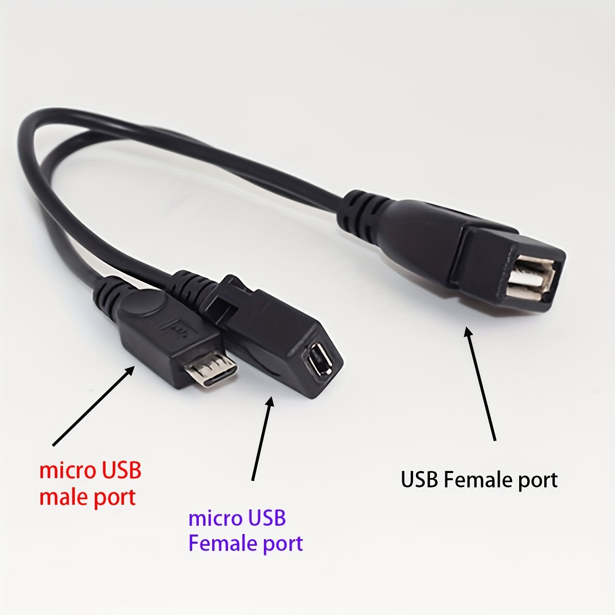 2-in-1 OTG USB to Micro USB Sp - Tech Accessories For A Tablet ulasan dan harga