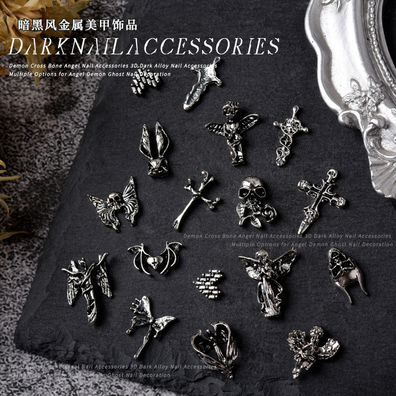 20PCS Gothic Punk Style Alloy  - Trending Tech Accessories ulasan dan harga